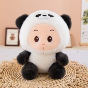 Cute Kawaii Panda Plush Toy | Soft Cuddly Stuffed Toy | Washable & Imported Skin | 20-23 Cm | OPP Packing