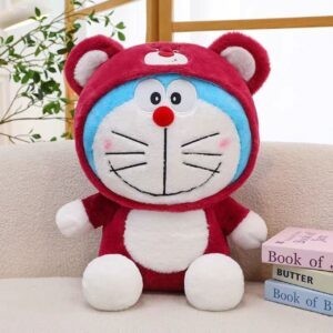 Cute Doreamon Plush Toy with Hood | Soft & Cuddly Stuffed Toy for Kids | Adorable Character Design | Imported Skin | 40-45 Cm | OPP Packing
