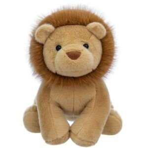 Cute Lion Plush Toy | Soft & Cuddly Stuffed Animal Toy for Kids | Adorable Sitting Lion | Washable & Imported Skin | 40-45 Cm | OPP Packing