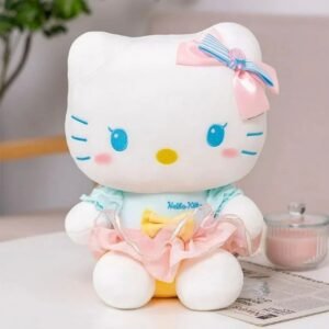 Premium Softness Hello Kitty Plush Toy for Kids | Washable & Huggable | Big Size | Imported Skin | 45 Cm | OPP Packing