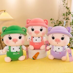 Adorable Kawaii Pig Plush Toy | Soft & Cuddly Stuffed Soft Toy | Washable | 45 Cm | Assorted Colors | OPP Packing